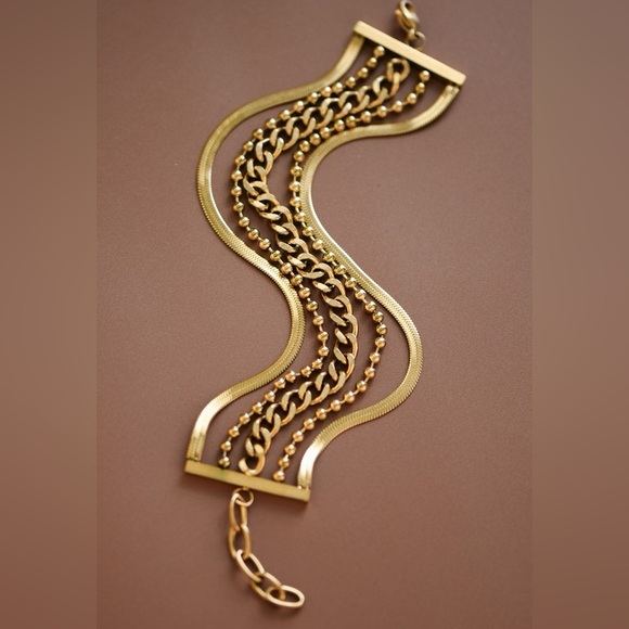 18K Layered Bracelet - Picture 6 of 6